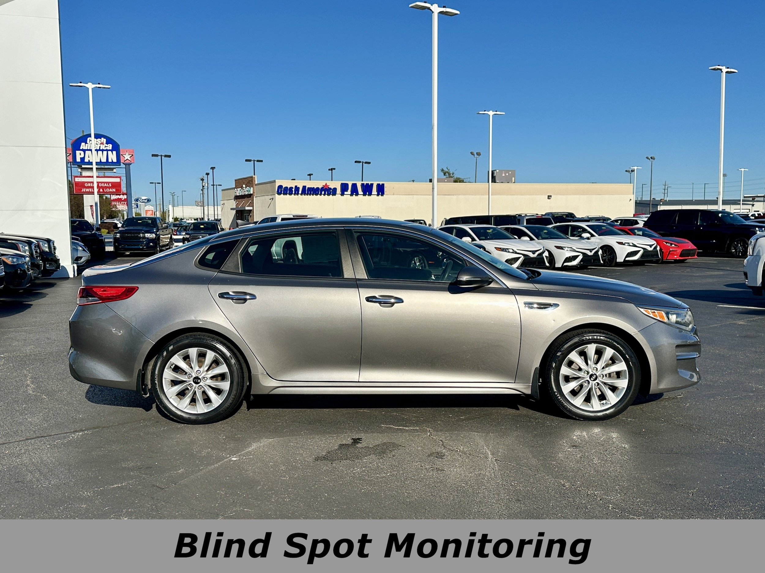 Used 2018 Kia Optima LX with VIN 5XXGT4L34JG253938 for sale in Clarksville, IN