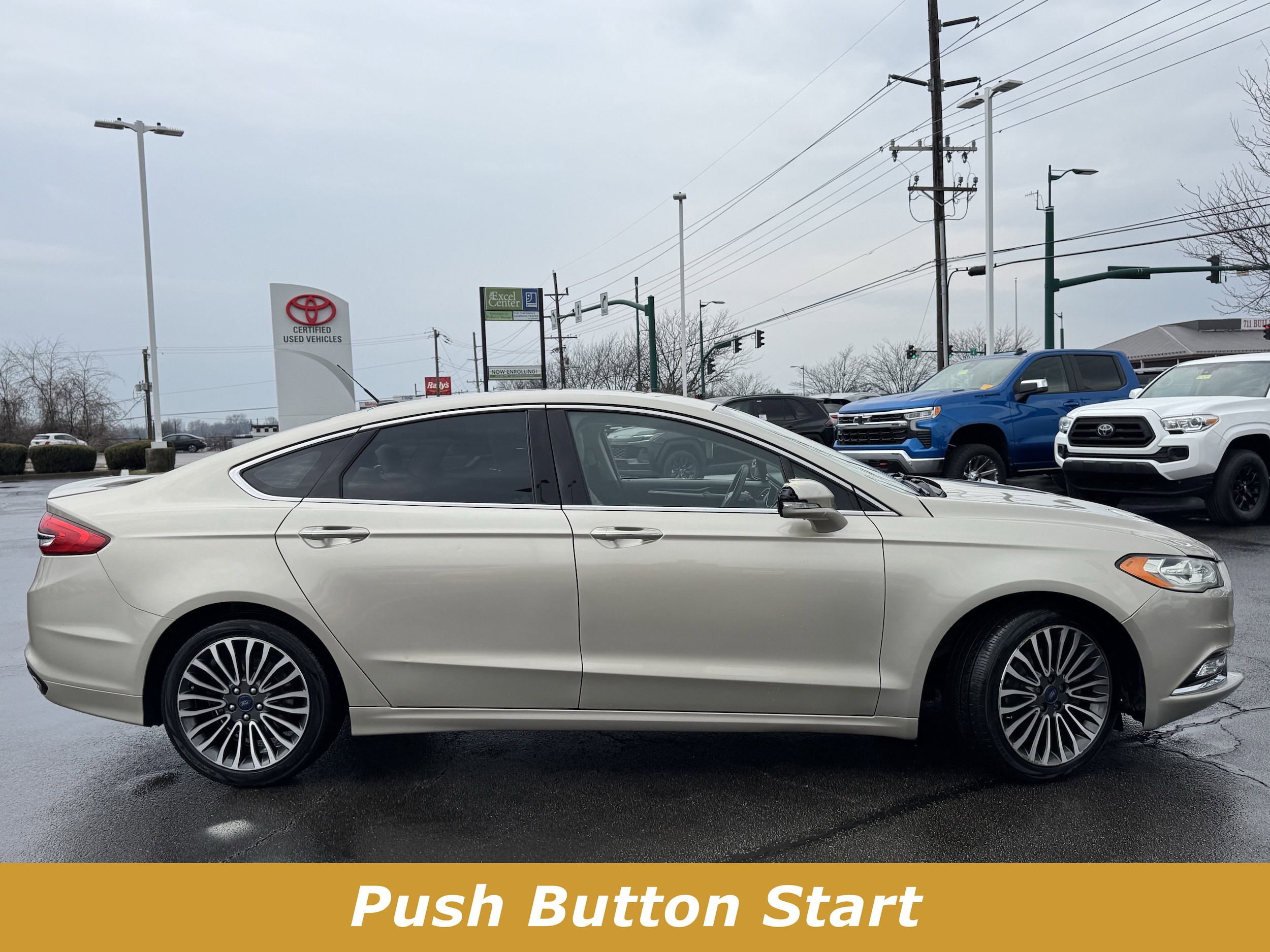 Used 2017 Ford Fusion Titanium with VIN 3FA6P0K97HR284682 for sale in Clarksville, IN
