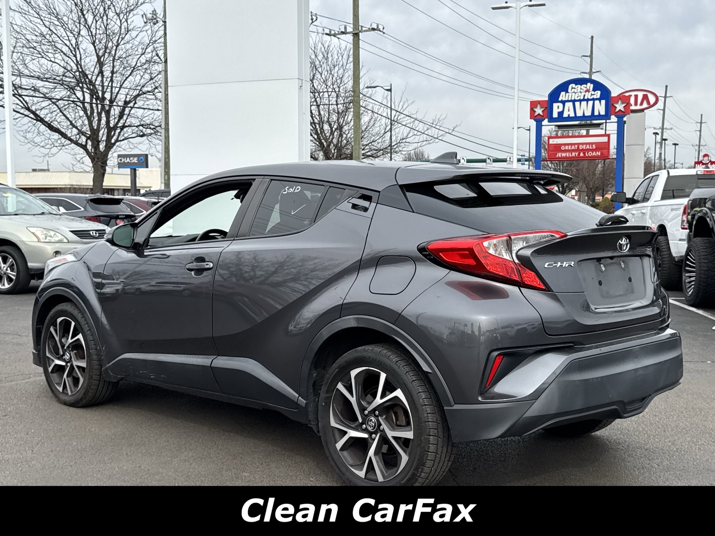 Used 2018 Toyota C-HR XLE with VIN NMTKHMBX1JR019267 for sale in Clarksville, IN