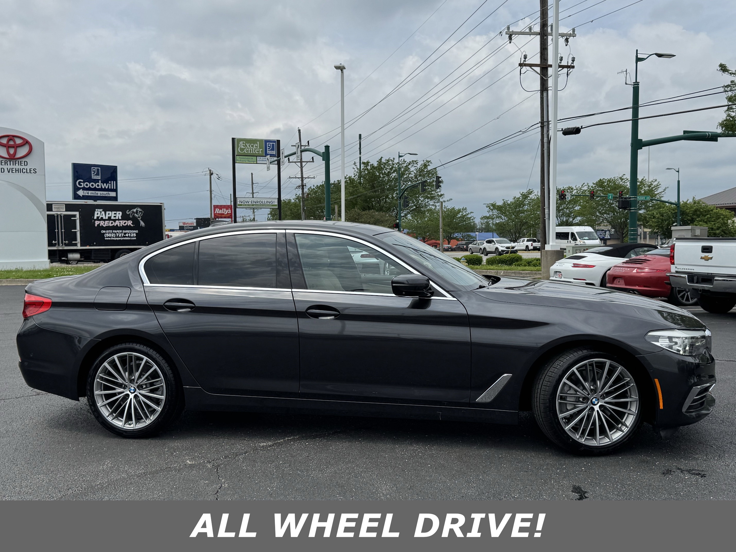 Used 2019 BMW 5 Series 530i with VIN WBAJA7C59KWC77893 for sale in Clarksville, IN