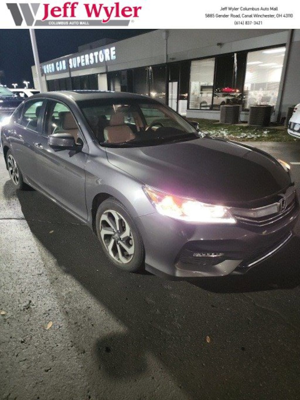 Used 2016 Honda Accord Sedan 4dr I4 CVT EX-L Sedan