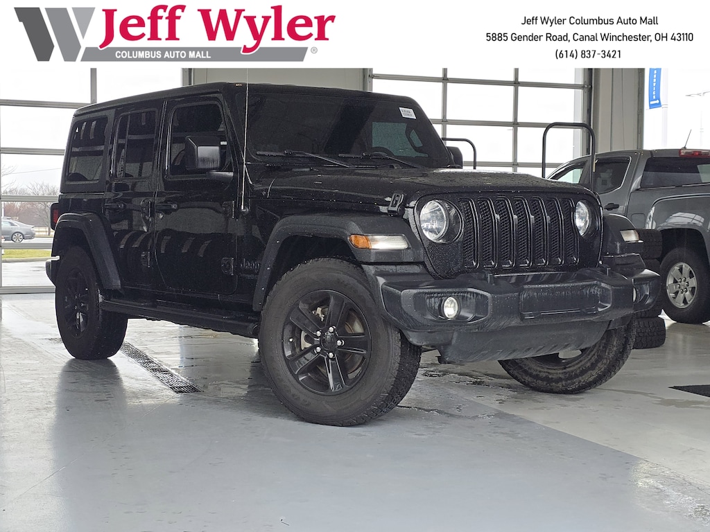 Used 2021 Jeep Wrangler Unlimited Sport Altitude 4x4 SUV