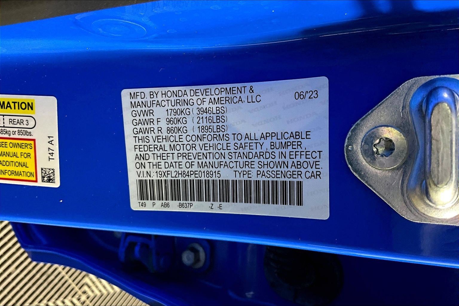 2023 Honda Civic Hatchback Sport - Photo 19