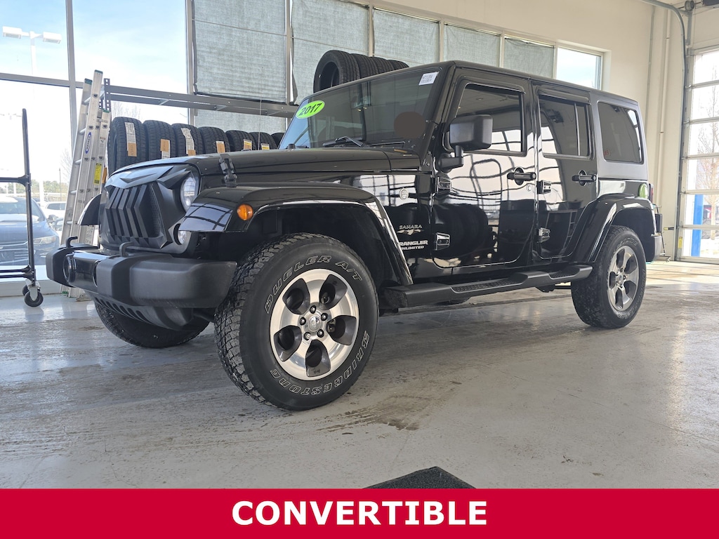 Used 2017 Jeep Wrangler Unlimited Sahara 4x4 SUV