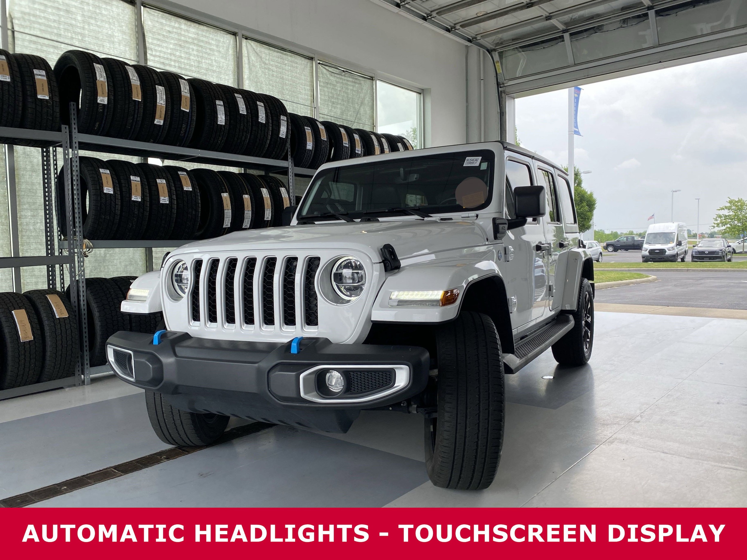 Used 2022 Jeep Wrangler Unlimited Sahara 4XE with VIN 1C4JJXP67NW280976 for sale in Canal Winchester, OH