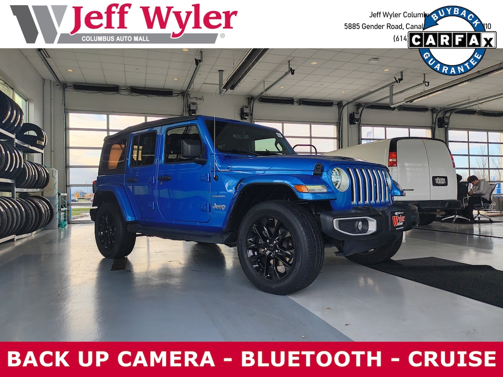 Used 2021 Jeep Wrangler 4xe Unlimited Sahara 4x4 SUV