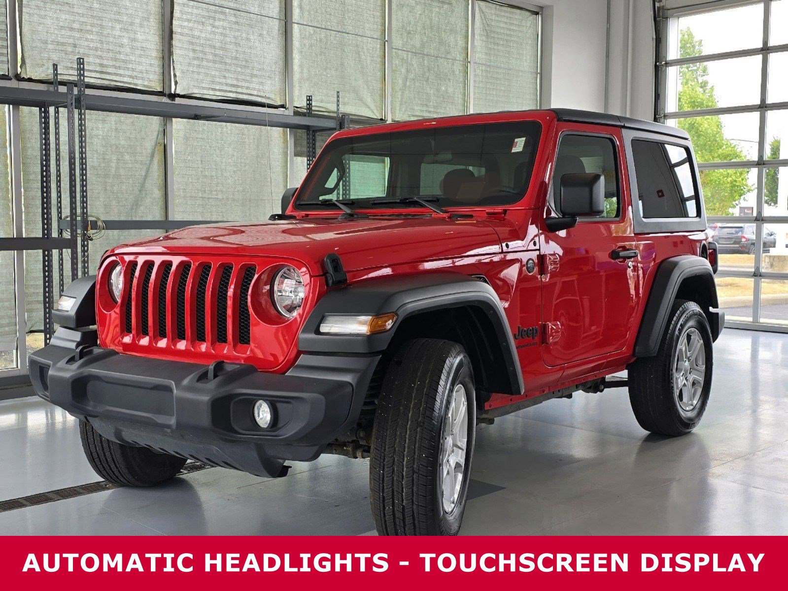 Used 2023 Jeep Wrangler 2-Door Sport S with VIN 1C4HJXAG7PW500040 for sale in Canal Winchester, OH