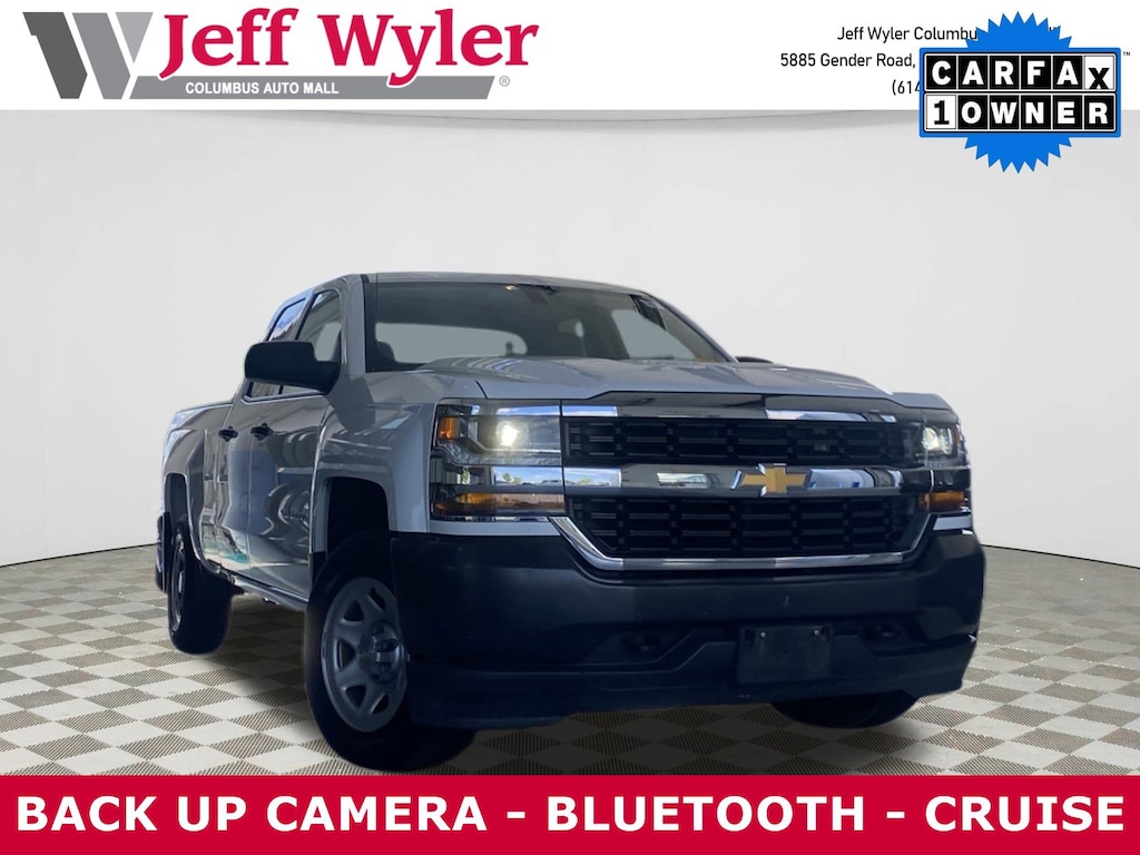 Used 2019 Chevrolet Silverado 1500 LD 4WD Double Cab Work Truck Truck Double Cab