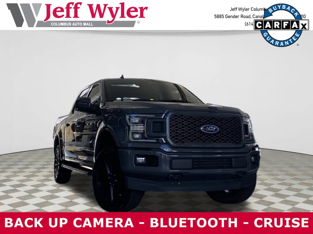 Used 2020 Ford F-150 LARIAT 4WD SuperCrew 5.5 Box Truck SuperCrew Cab