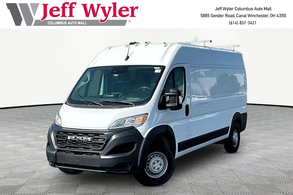 Used 2024 Ram Promaster Cargo Van Tradesman 2500 High Roof 159 WB w/Pass Seat Van Cargo Van