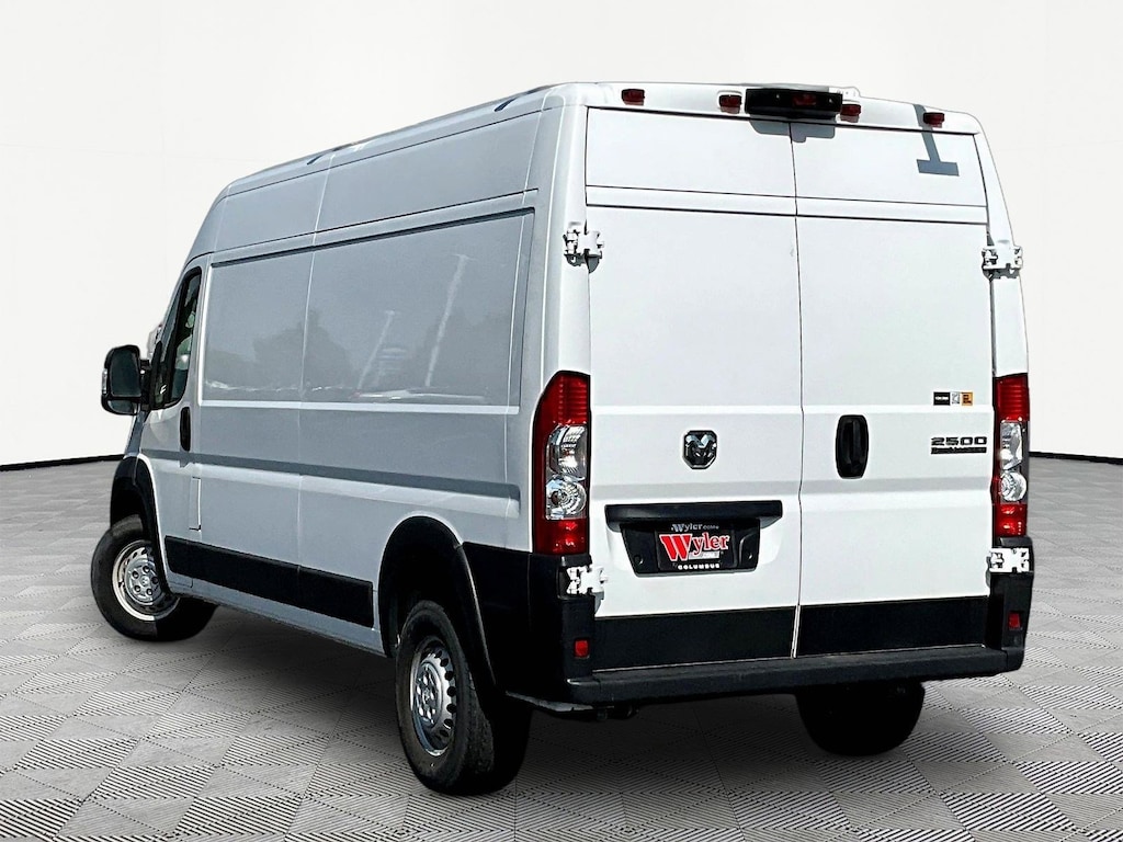 Used 2024 Ram Promaster Cargo Van Tradesman 2500 High Roof 159 WB w/Pass Seat Van Cargo Van