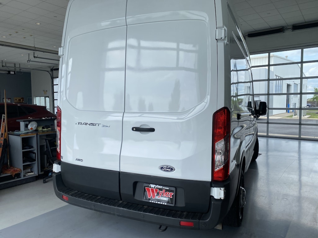 Used 2022 Ford Transit Cargo Van T-350 148 Hi Rf 9500 GVWR AWD Van High Roof Van