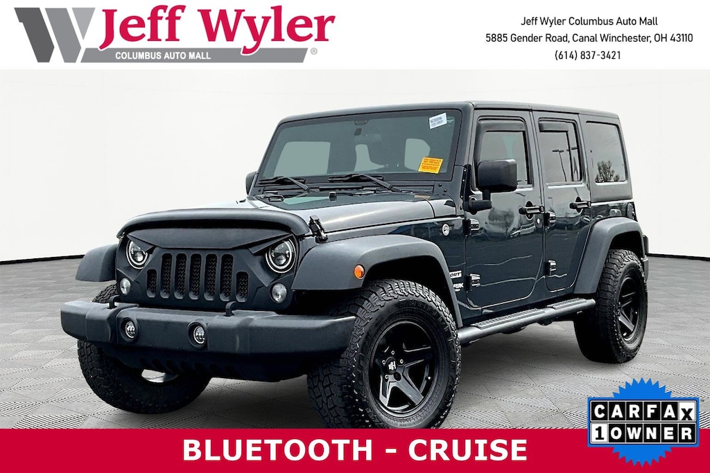 Used 2018 Jeep Wrangler JK Unlimited Sport 4x4 SUV