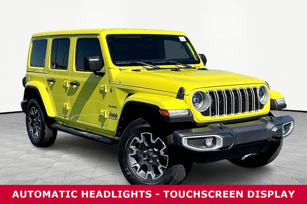 Used 2024 Jeep Wrangler Sahara 4 Door 4x4 SUV