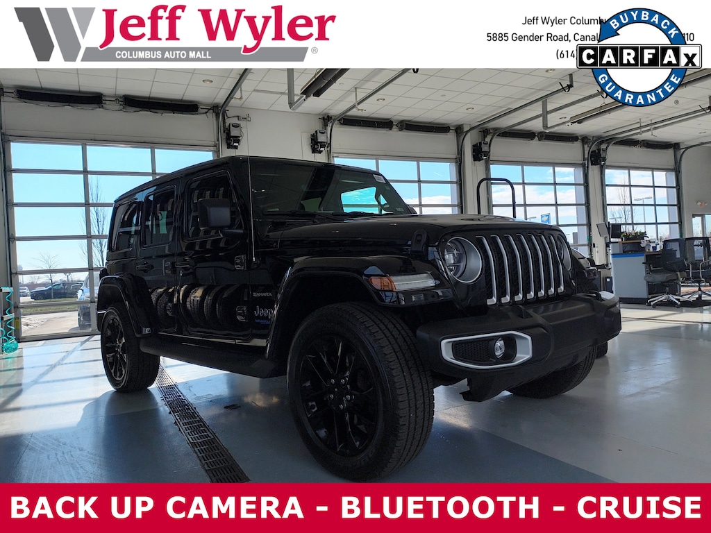 Used 2021 Jeep Wrangler 4xe Unlimited Sahara 4x4 SUV