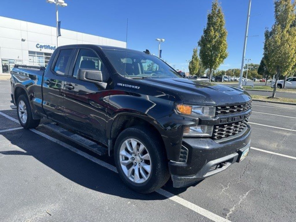 Used 2019 Chevrolet Silverado 1500 4WD Double Cab 147 Custom Truck Double Cab