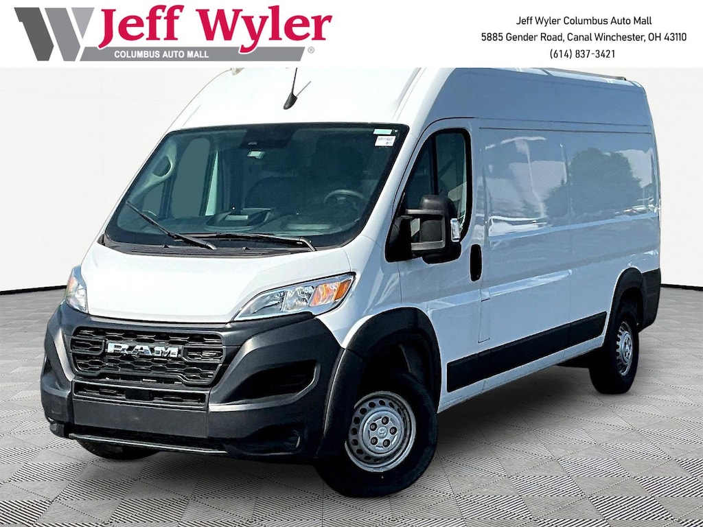 Used 2024 Ram Promaster Cargo Van Tradesman 2500 High Roof 159 WB w/Pass Seat Van Cargo Van