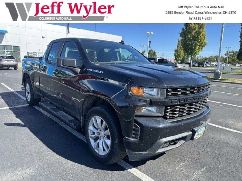 Used 2019 Chevrolet Silverado 1500 4WD Double Cab 147 Custom Truck Double Cab