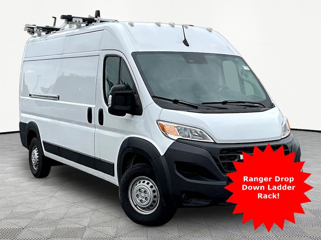Used 2024 Ram Promaster Cargo Van Tradesman 2500 High Roof 159 WB w/Pass Seat Van Cargo Van