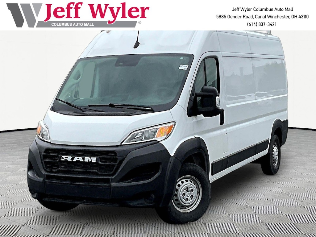 Used 2024 Ram Promaster Cargo Van Tradesman 2500 High Roof 159 WB w/Pass Seat Van Cargo Van