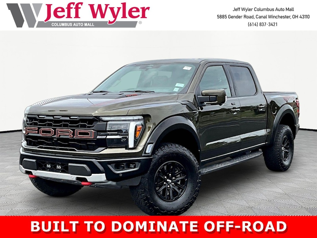 Used 2025 Ford F-150 Raptor 4WD SuperCrew 5.5 Box Truck SuperCrew Cab