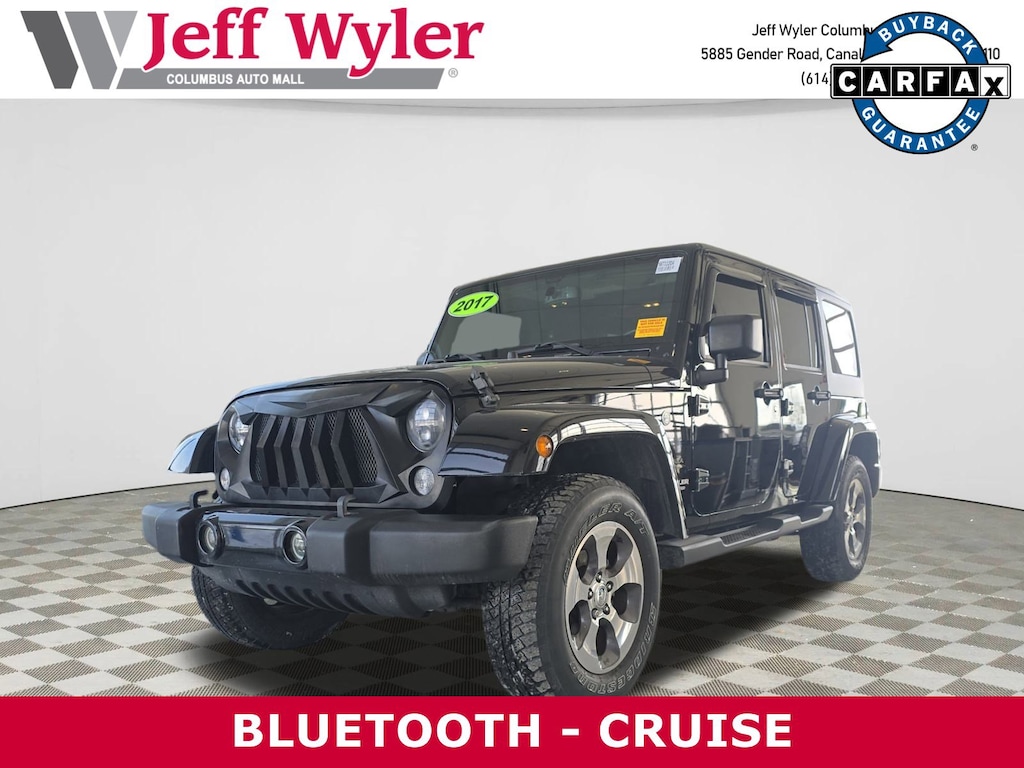 Used 2017 Jeep Wrangler Unlimited Sahara 4x4 SUV