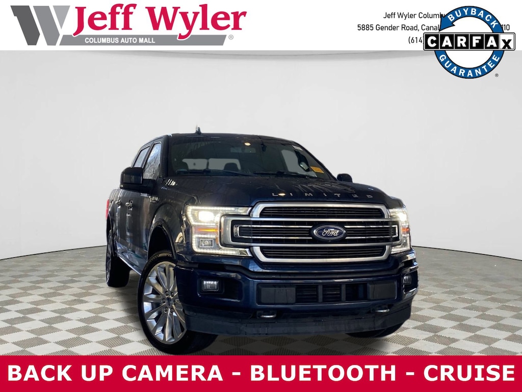 Used 2018 Ford F-150 Limited 4WD SuperCrew 5.5 Box Truck SuperCrew Cab