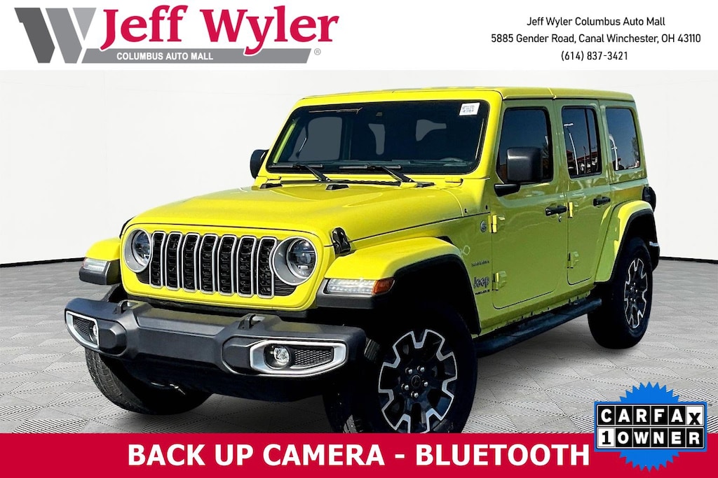 Used 2024 Jeep Wrangler Sahara 4 Door 4x4 SUV