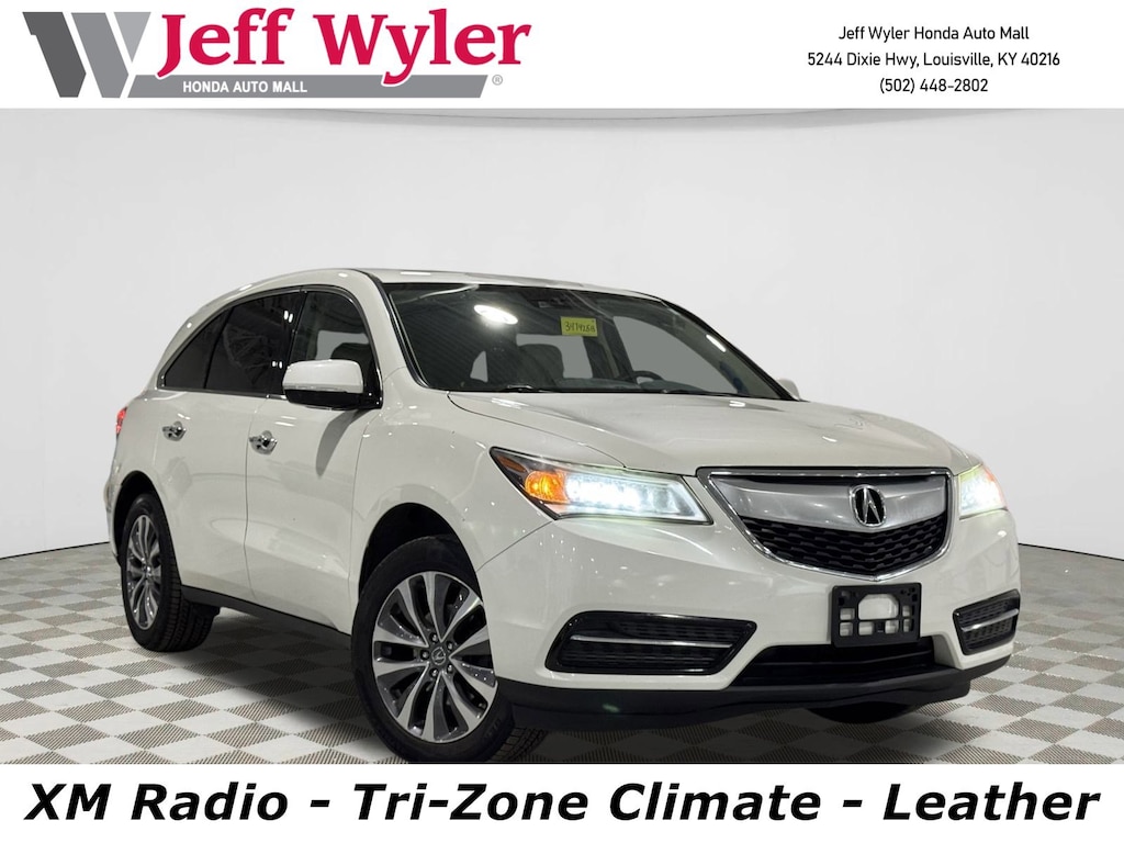 Used 2015 Acura MDX FWD 4dr Tech Pkg SUV