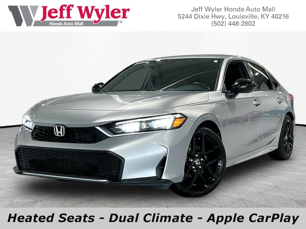 Certified 2025 Honda Civic Sedan Hybrid Sport CVT Sedan