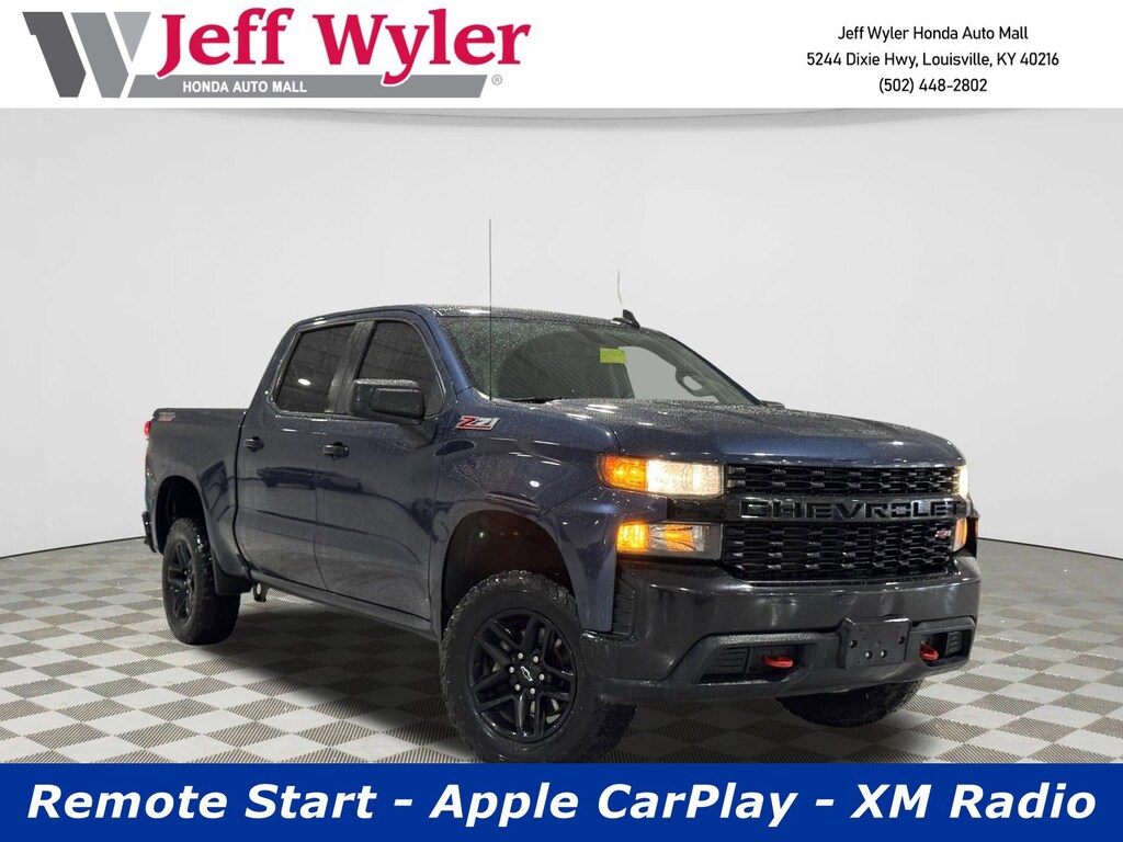 Used 2020 Chevrolet Silverado 1500 4WD Crew Cab 147 Custom Trail Boss Truck Crew Cab