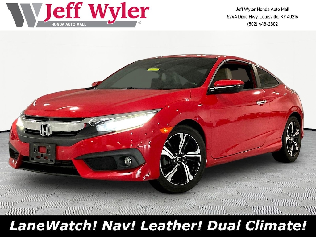 Used 2017 Honda Civic Coupe Touring CVT Coupe
