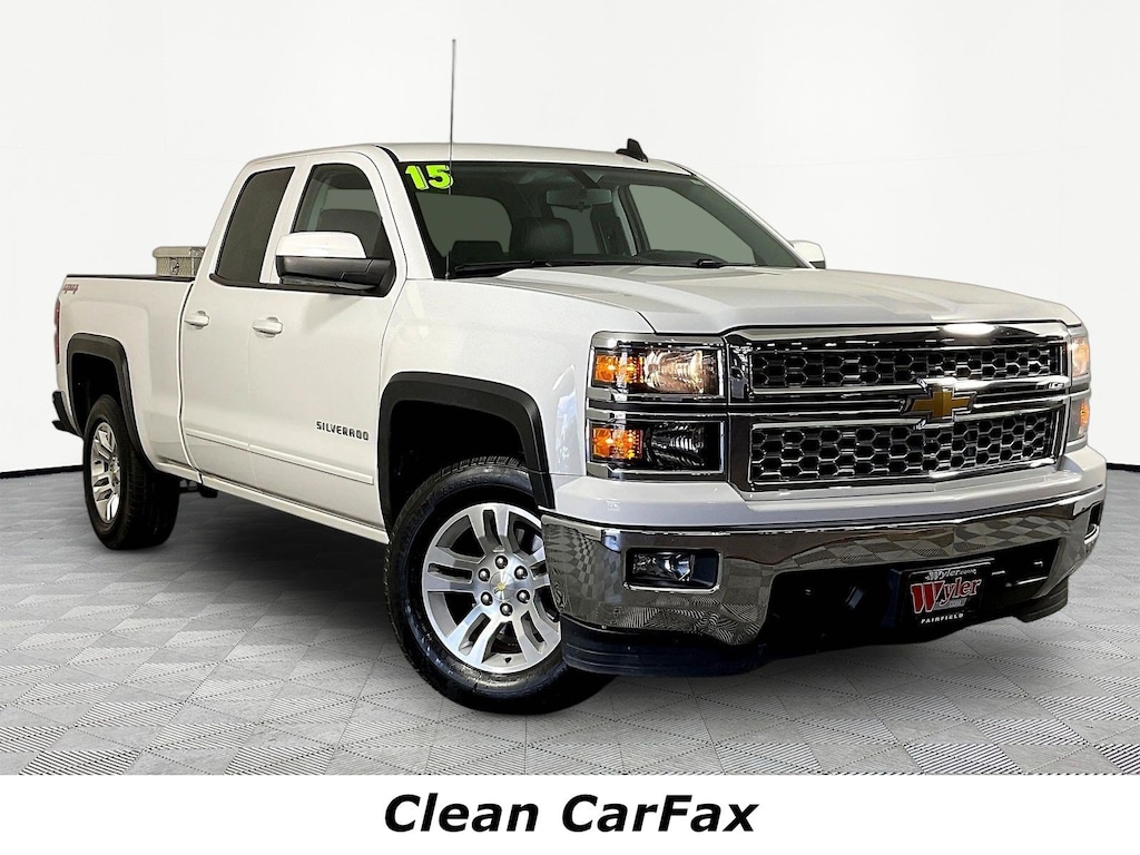 Used 2015 Chevrolet Silverado 1500 4WD Double Cab 143.5 LT w/1LT Truck Double Cab