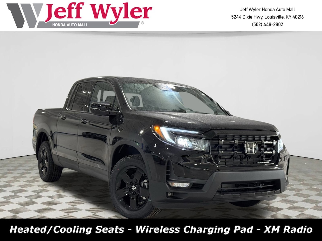 New 2026 Honda Ridgeline Black Edition Truck Crew Cab