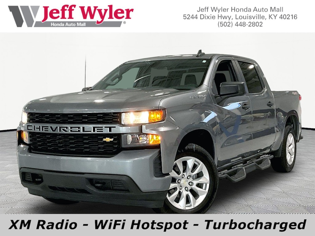 Used 2021 Chevrolet Silverado 1500 4WD Crew Cab 147 Custom Truck Crew Cab