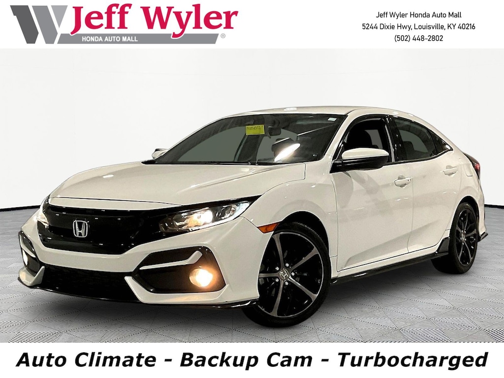 Used 2020 Honda Civic Hatchback Sport Manual Hatchback