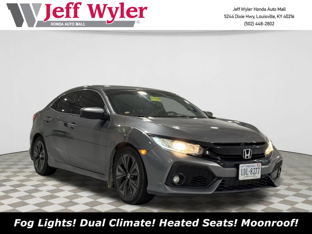 Used 2019 Honda Civic Hatchback EX CVT Hatchback