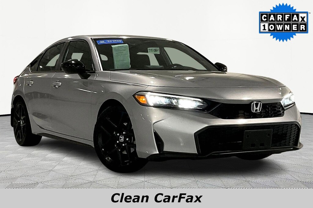 Certified 2025 Honda Civic Hatchback Sport CVT Hatchback