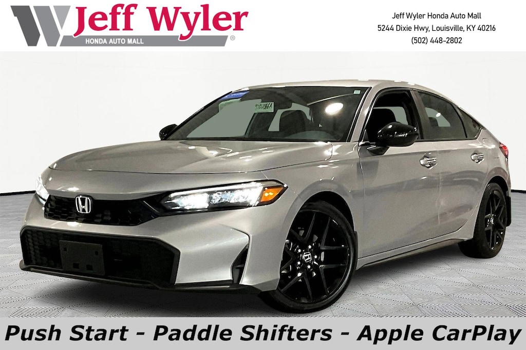 Certified 2025 Honda Civic Hatchback Sport CVT Hatchback