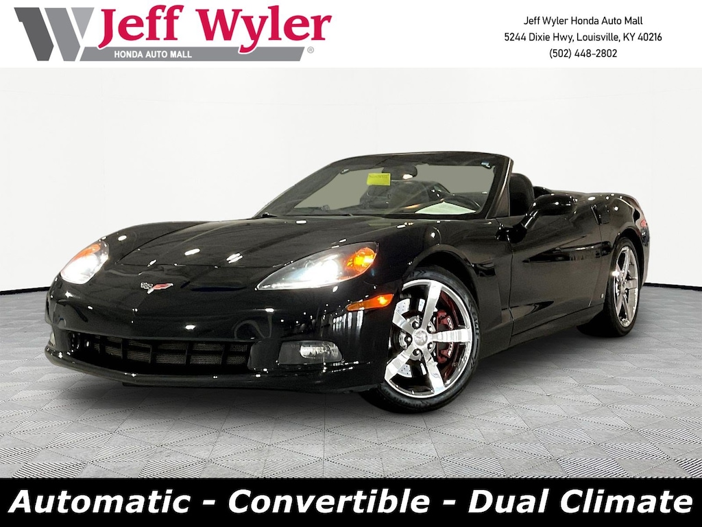 Used 2009 Chevrolet Corvette 2dr Conv w/3LT Convertible