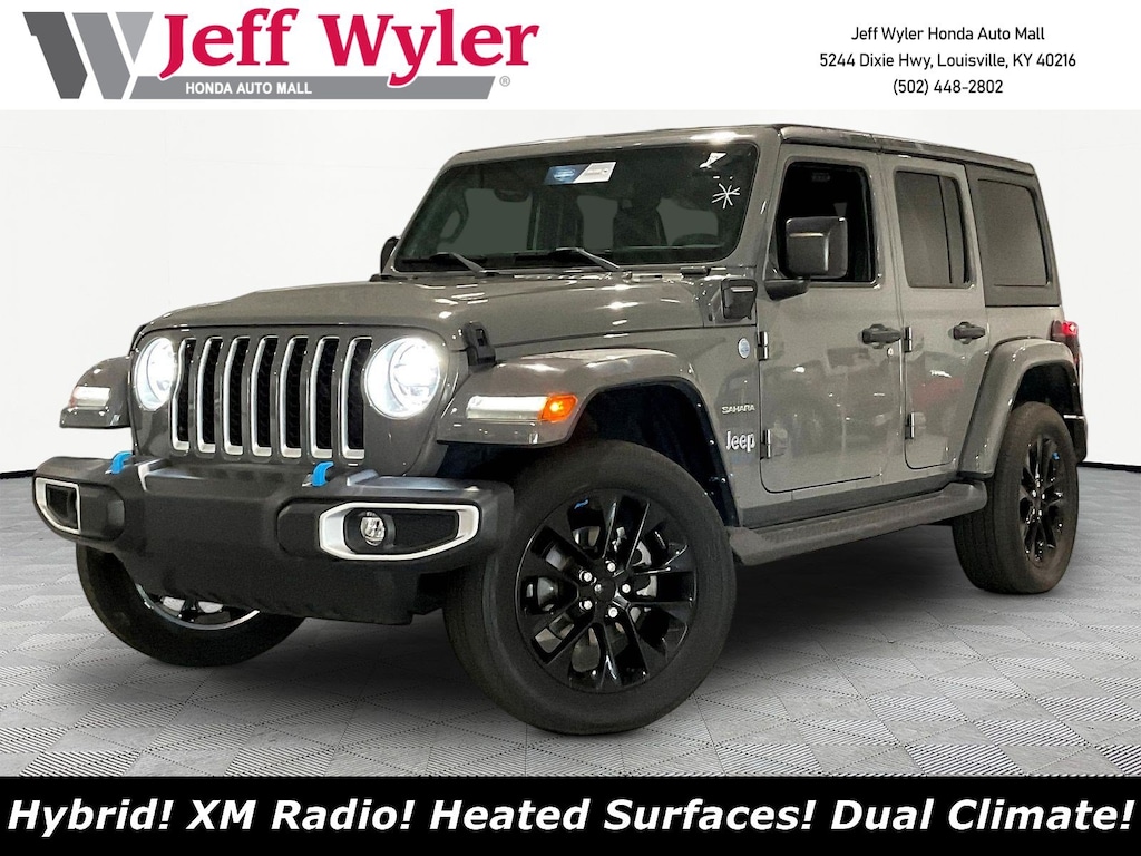 Used 2023 Jeep Wrangler 4xe Sahara 4x4 SUV