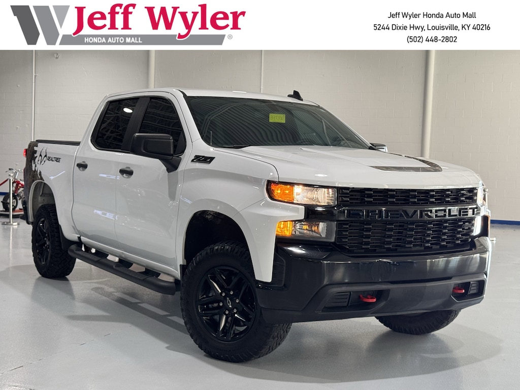 Used 2021 Chevrolet Silverado 1500 4WD Crew Cab 147 Custom Trail Boss Truck Crew Cab