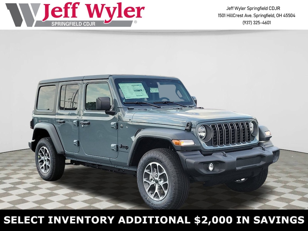 New 2025 Jeep Wrangler 4-DOOR SPORT S Sport Utility