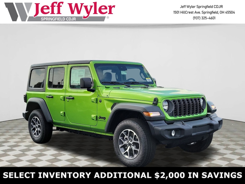 New 2025 Jeep Wrangler 4-DOOR SPORT S Sport Utility