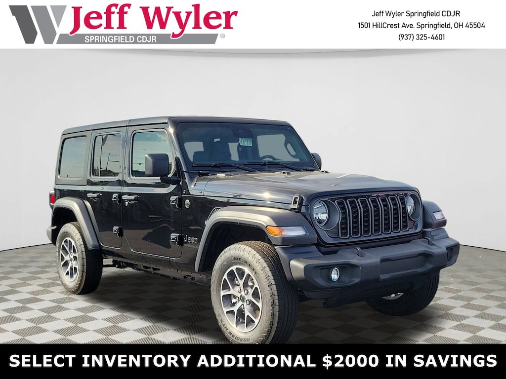 New 2025 Jeep Wrangler 4-DOOR SPORT S Sport Utility