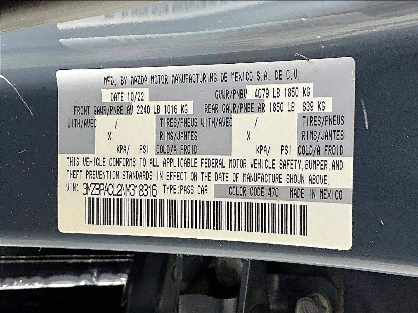 2022 Mazda Mazda3 Carbon Edition - Photo 19
