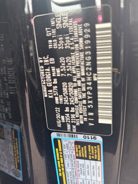 2022 Kia Telluride EX photo 3