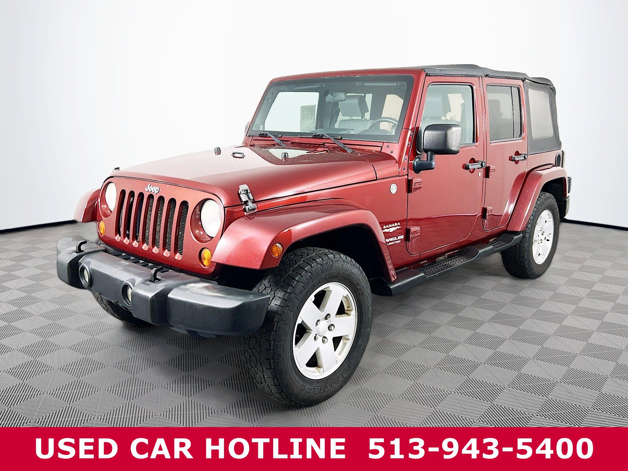 Used 2007 Jeep Wrangler Unlimited Sahara with VIN 1J4GA59117L218911 for sale in Batavia, OH