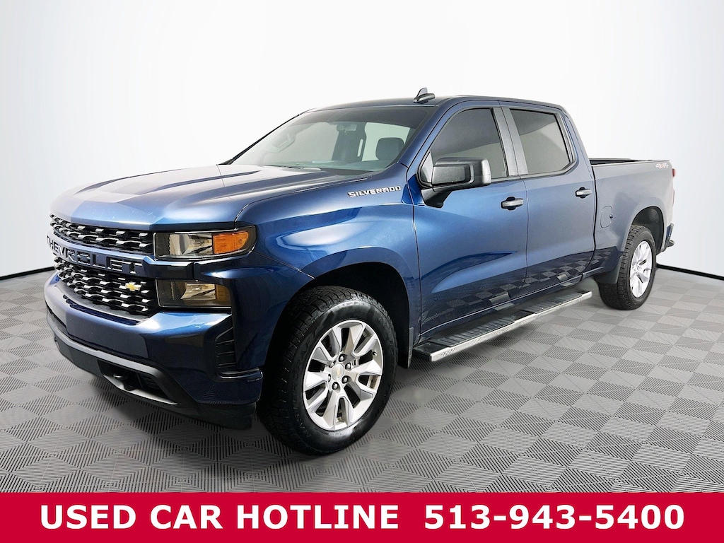 Used 2021 Chevrolet Silverado 1500 Custom Truck Crew Cab