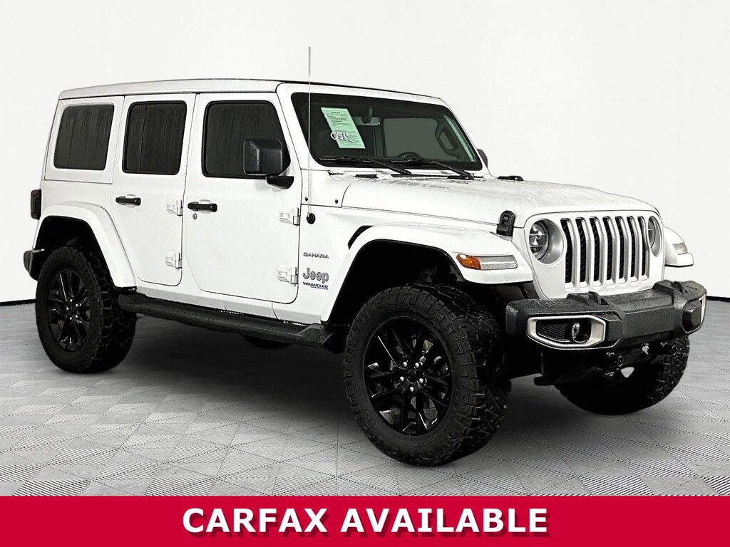 Used 2021 Jeep Wrangler 4xe Unlimited Sahara SUV